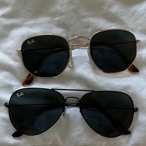 Ray Ban Aviators + Hexagonal Style